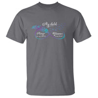 Suicide Prevention Awareness T Shirt My Child Always On My Mind Forever In My Heart Feathers Infinity - Wonder Print Shop