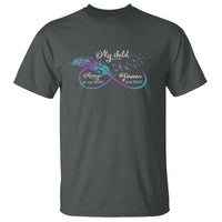 Suicide Prevention Awareness T Shirt My Child Always On My Mind Forever In My Heart Feathers Infinity - Wonder Print Shop