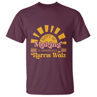 Harris Walz 2024 T Shirt Hope Is Making A Comeback Retro Sunshine - Wonder Print Shop