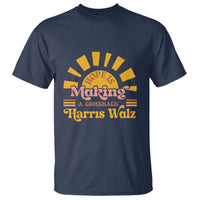 Harris Walz 2024 T Shirt Hope Is Making A Comeback Retro Sunshine - Wonder Print Shop