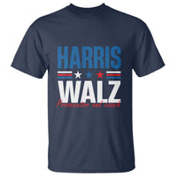 Harris Walz Supporter T Shirt Prosecutor And Coach Star US Elections 2024 - Wonder Print Shop