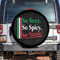 Funny Italian Pride Spare Tire Cover So Sexy So Spicy So Italian Chef Humor - Wonder Print Shop