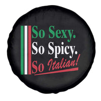 Funny Italian Pride Spare Tire Cover So Sexy So Spicy So Italian Chef Humor - Wonder Print Shop