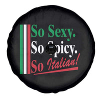Funny Italian Pride Spare Tire Cover So Sexy So Spicy So Italian Chef Humor - Wonder Print Shop