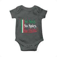 Funny Italian Pride Baby Onesie So Sexy So Spicy So Italian Chef Humor - Wonder Print Shop