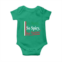 Funny Italian Pride Baby Onesie So Sexy So Spicy So Italian Chef Humor - Wonder Print Shop