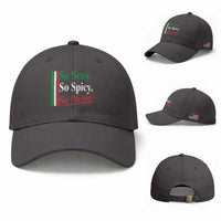 Funny Italian Pride Baseball Cap So Sexy So Spicy So Italian Chef Humor