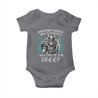 Viking Your First Mistake Was Thinking I Was One Of The Sheep Baby Onesie Viking Warrior - Wonder Print Shop