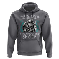 Viking Your First Mistake Was Thinking I Was One Of The Sheep Hoodie Viking Warrior - Wonder Print Shop