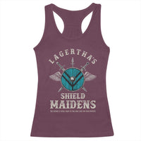 Lagertha's Shield Maidens Racerback Tank Top The Future Is Open Trust In The Gods Viking Warrior - Wonder Print Shop