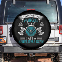 Funny I Am Not A Princess I Am A Shieldmaiden Spare Tire Cover Viking Pride - Wonder Print Shop