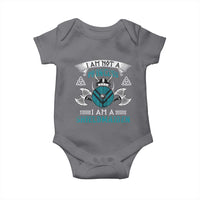 Funny I Am Not A Princess I Am A Shieldmaiden Baby Onesie Viking Pride - Wonder Print Shop
