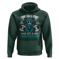 Funny I Am Not A Princess I Am A Shieldmaiden Hoodie Viking Pride - Wonder Print Shop