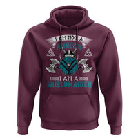 Funny I Am Not A Princess I Am A Shieldmaiden Hoodie Viking Pride - Wonder Print Shop
