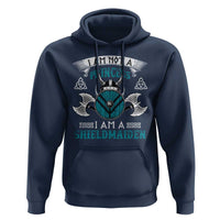Funny I Am Not A Princess I Am A Shieldmaiden Hoodie Viking Pride - Wonder Print Shop