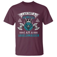 Funny I Am Not A Princess I Am A Shieldmaiden T Shirt Viking Pride - Wonder Print Shop