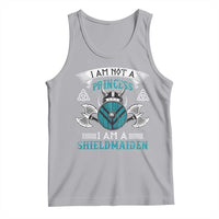 Funny I Am Not A Princess I Am A Shieldmaiden Tank Top Viking Pride - Wonder Print Shop