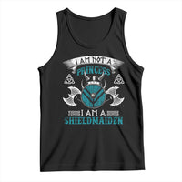 Funny I Am Not A Princess I Am A Shieldmaiden Tank Top Viking Pride - Wonder Print Shop