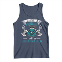 Funny I Am Not A Princess I Am A Shieldmaiden Tank Top Viking Pride - Wonder Print Shop