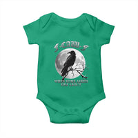 Funny F Caw F Baby Onesie When Some Asked Him About Black Crow Moon Gothic - Wonder Print Shop