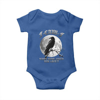 Funny F Caw F Baby Onesie When Some Asked Him About Black Crow Moon Gothic - Wonder Print Shop