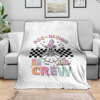 Funny Halloween Behavior Analyst Throw Blanket Boo-Havior Retro Ghost Witch ABA RBT - Wonder Print Shop