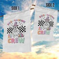 Funny Halloween Behavior Analyst Garden Flag Boo-Havior Retro Ghost Witch ABA RBT - Wonder Print Shop