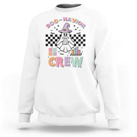 Funny Halloween Behavior Analyst Sweatshirt Boo-Havior Retro Ghost Witch ABA RBT - Wonder Print Shop