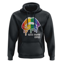 LGBT Lesbian Halloween Hoodie Kiss More Girls Rainbow Vampire Lips