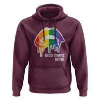 LGBT Lesbian Halloween Hoodie Kiss More Girls Rainbow Vampire Lips