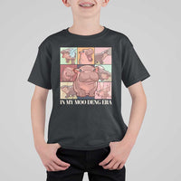 In My Moo Deng Era T Shirt For Kid Cute Hippo Zoo Meme Baby Pygmy - Wonder Print Shop