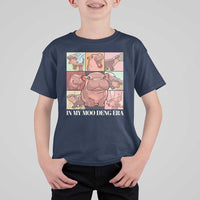 In My Moo Deng Era T Shirt For Kid Cute Hippo Zoo Meme Baby Pygmy - Wonder Print Shop