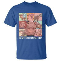 In My Moo Deng Era T Shirt Cute Hippo Zoo Meme Baby Pygmy - Wonder Print Shop