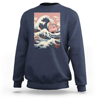 Funny Moo Deng Sweatshirt Cute Hippo Zoo Meme Baby Pygmy Tsunami - Wonder Print Shop