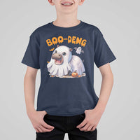 Funny Moo Deng T Shirt For Kid Boo Deng Cute Hippo Zoo Meme Baby Pygmy Halloween - Wonder Print Shop