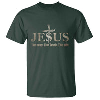 Jesus The Way The Truth The Life T Shirt Christian Cross Nails - Wonder Print Shop