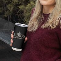 Jesus The Way The Truth The Life Tumbler Cup Christian Cross Nails - Wonder Print Shop