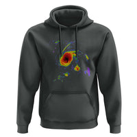 Hurricane Gabrielle 2025 Hoodie Meteorologist Weather Radar Storm Chasing - Wonder Print Shop