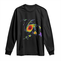 Hurricane Gabrielle 2025 Long Sleeve Shirt Meteorologist Weather Radar Storm Chasing - Wonder Print Shop