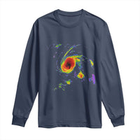 Hurricane Gabrielle 2025 Long Sleeve Shirt Meteorologist Weather Radar Storm Chasing - Wonder Print Shop