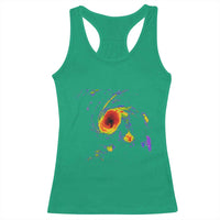 Hurricane Gabrielle 2025 Racerback Tank Top Meteorologist Weather Radar Storm Chasing - Wonder Print Shop