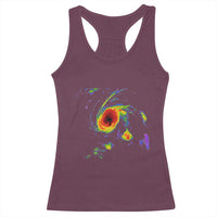 Hurricane Gabrielle 2025 Racerback Tank Top Meteorologist Weather Radar Storm Chasing - Wonder Print Shop