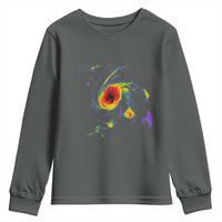 Hurricane Gabrielle 2025 Youth Sweatshirt Meteorologist Weather Radar Storm Chasing - Wonder Print Shop