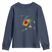 Hurricane Gabrielle 2025 Youth Sweatshirt Meteorologist Weather Radar Storm Chasing - Wonder Print Shop