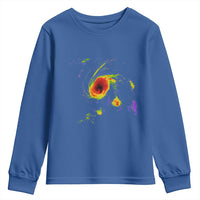 Hurricane Gabrielle 2025 Youth Sweatshirt Meteorologist Weather Radar Storm Chasing - Wonder Print Shop