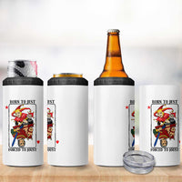 Funny Born To Jest Forced To Joust 4 in 1 Can Cooler Tumbler Medieval Renaissance Meme - Wonder Print Shop