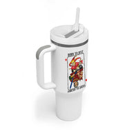 Funny Born To Jest Forced To Joust Tumbler With Handle Medieval Renaissance Meme - Wonder Print Shop