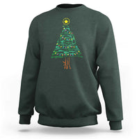 Christmas Gun Sweatshirt Xmas Tree 2nd Amendment Star - Wonder Print Shop