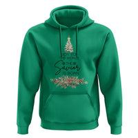 Funny Christmas Christian Faith Hoodie Joy To The World The Savior Is Born Xmas Tree