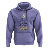 Funny Christmas Christian Faith Hoodie Joy To The World The Savior Is Born Xmas Tree